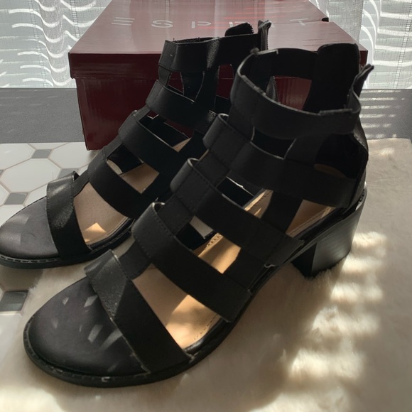 Esprit Block Heel Gladiator Sandals - Picture 2 of 8
